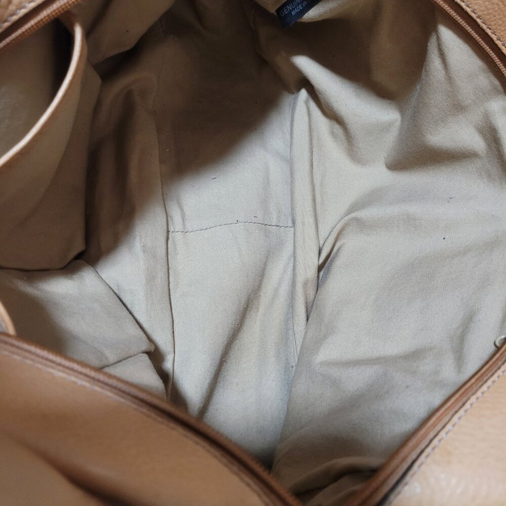 Fossil Patchwork Full Leather/ Suede Shoulder Bag - image 7